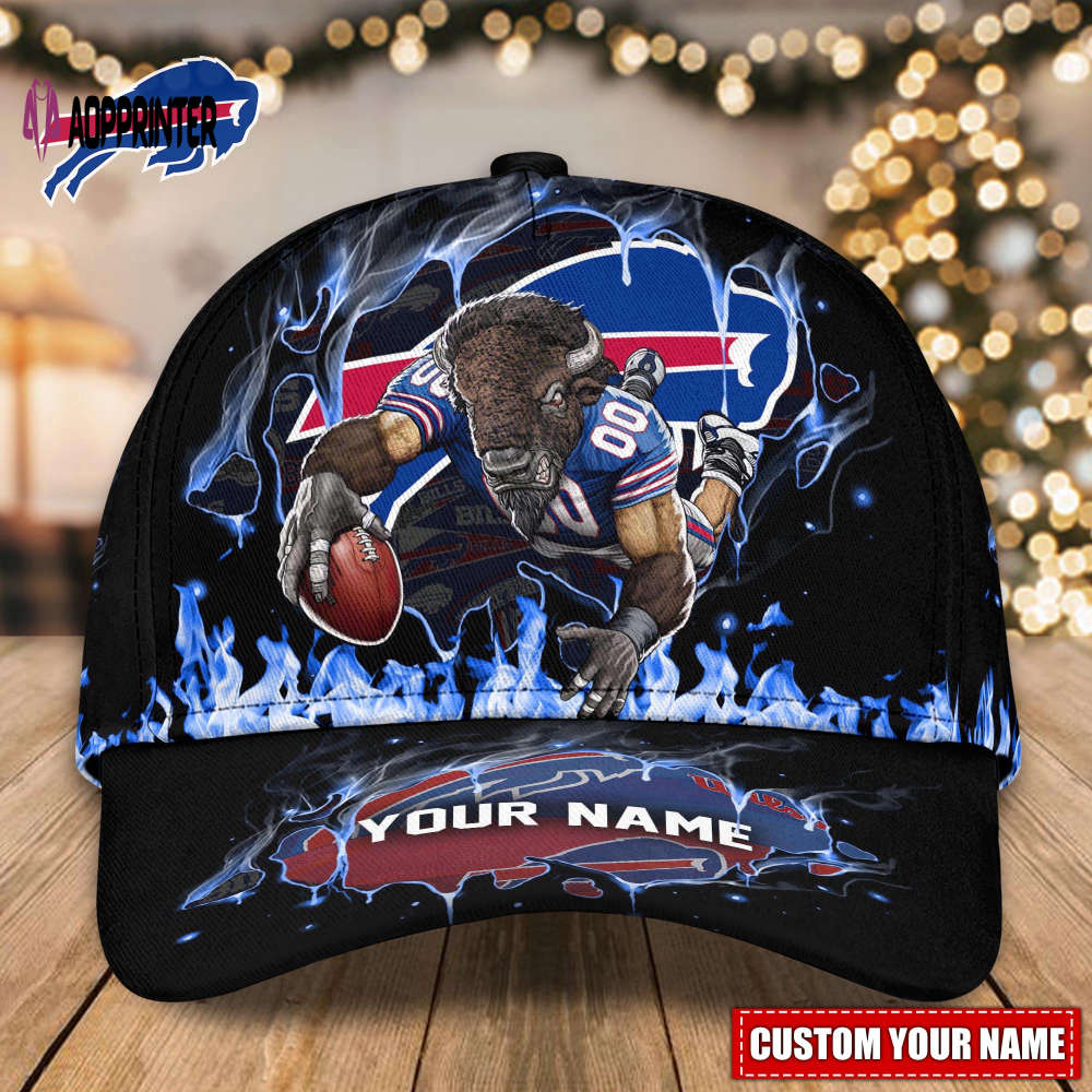 Buffalo Bills Custom Name Classic, Baseball Caps