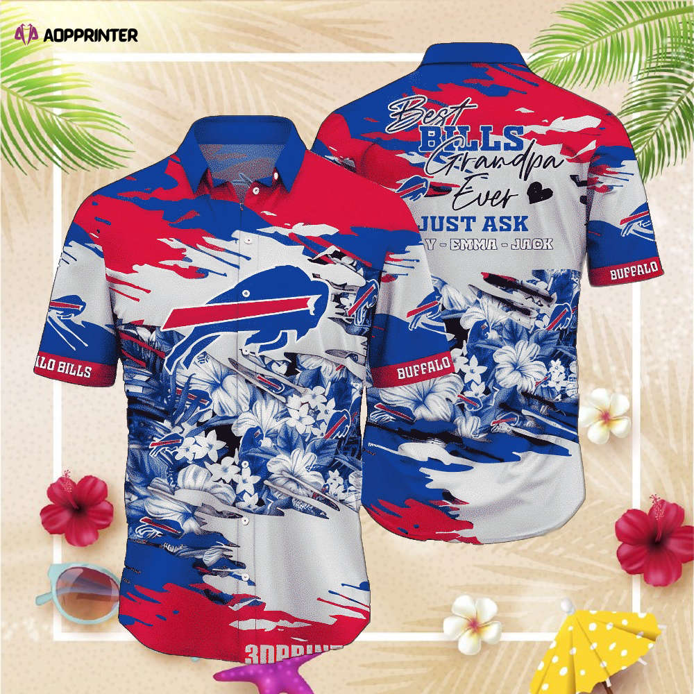 Buffalo Bills Hawaiian Shirt Short Sleeve Style Gift For Fans NFL