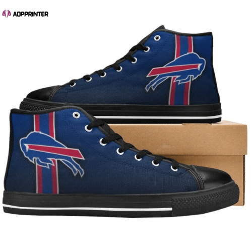 Buffalo Bills NFL Football Custom Canvas High Top Shoes
