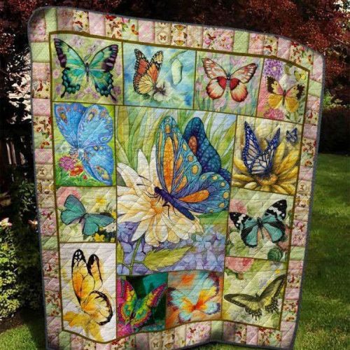 Butterfly Quilt Blanket Ph1350