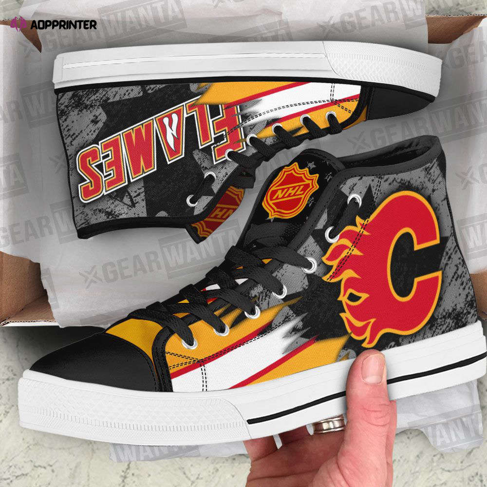 Calgary Flames High Top Shoes Custom For Fans