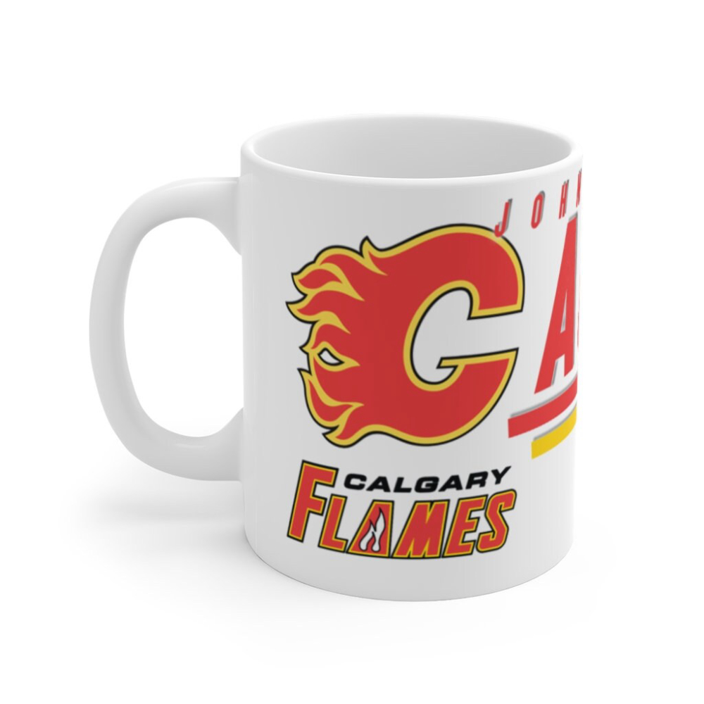 Calgary Johnny Hockey CGY ART Mug 11oz Gift For Fans Gift For Fans