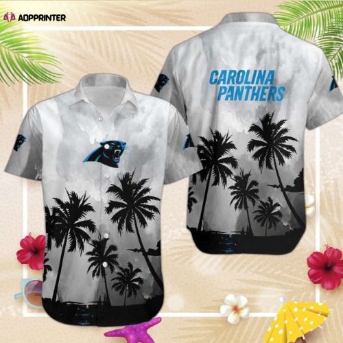 Carolina Panthers Coconut Trees NFL Gift For Fan Hawaiian