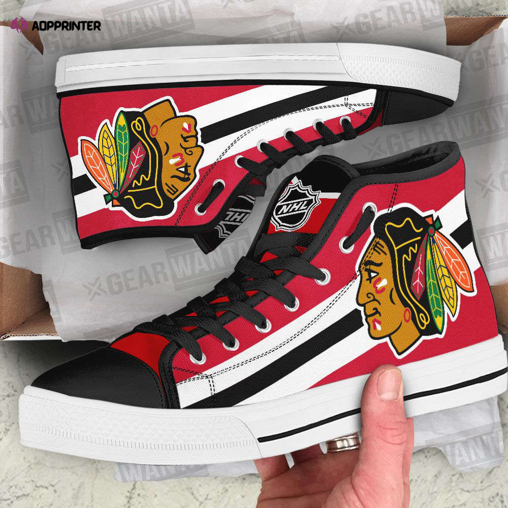 Chicago Blackhawks High Top Shoes Custom For Fans