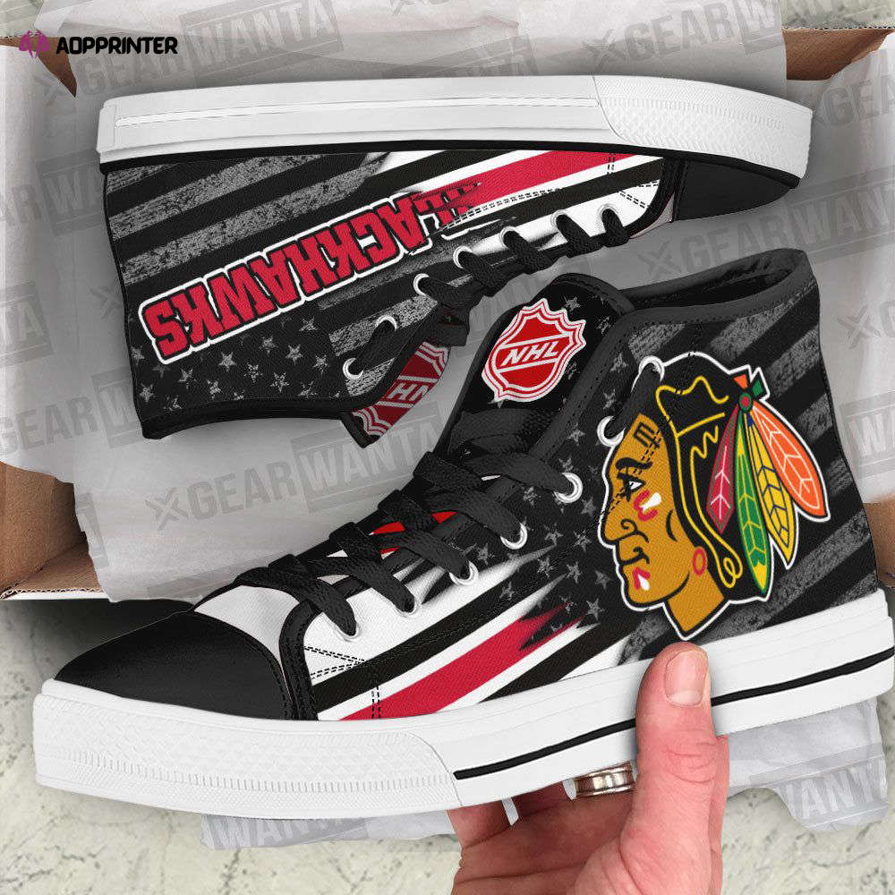 Chicago Blackhawks High Top Shoes Custom For Fans
