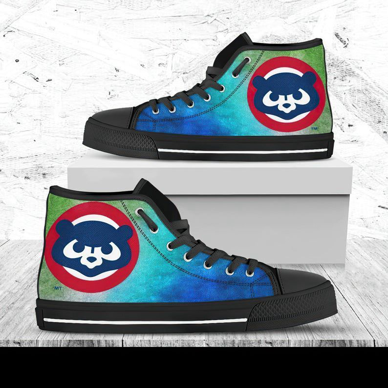 Chicago Cubs MLB Baseball Custom Canvas High Top Shoes HT1164