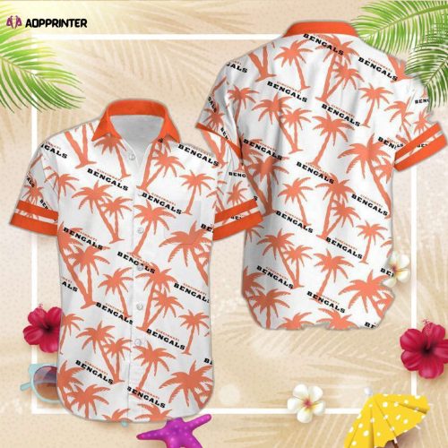 Cincinnati Bengals Coconut Tree NFL Gift For Fan Hawaii Shirt