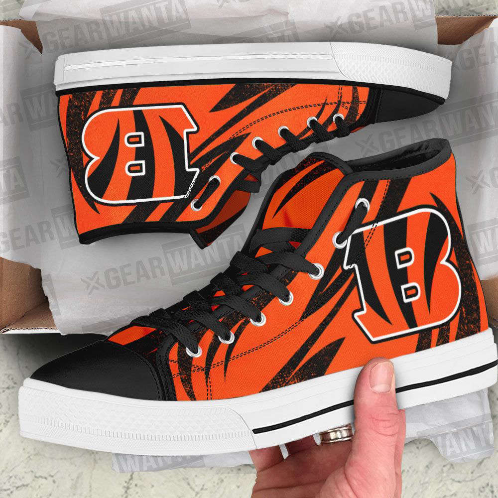 Cincinnati Bengals High Top Shoes Custom For Fans