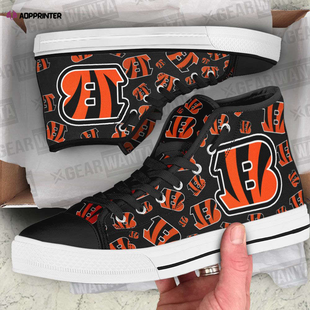 Cincinnati Bengals High Top Shoes Custom For Fans