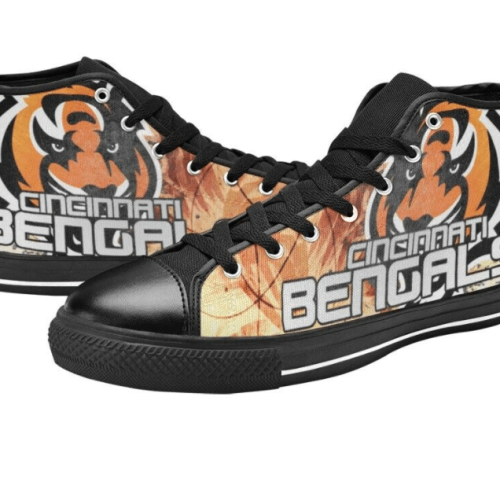 Cincinnati Bengals NFL Football Custom Canvas High Top Shoes