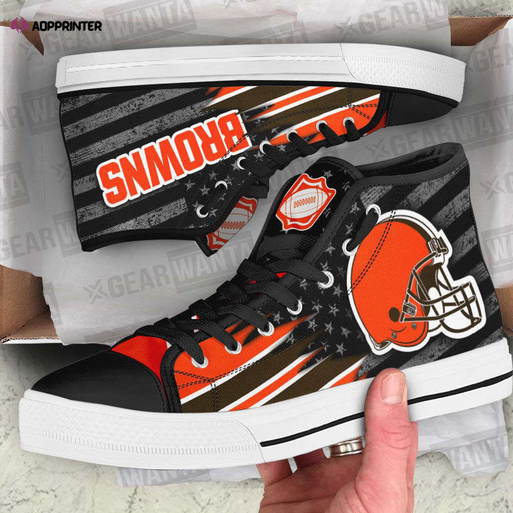 Cleveland Browns High Top Shoes Custom For Fans