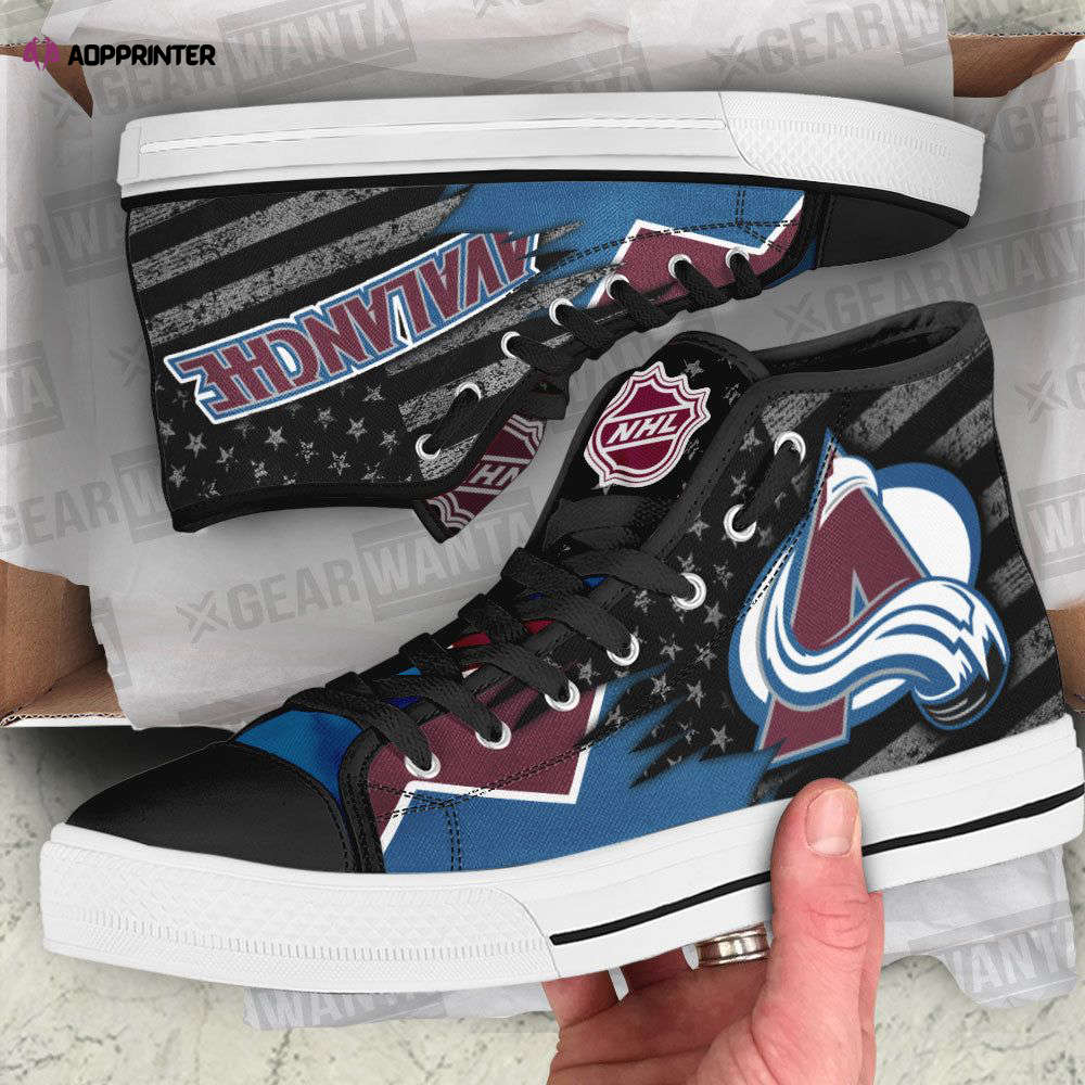 Colorado Avalanche High Top Shoes Custom For Fans