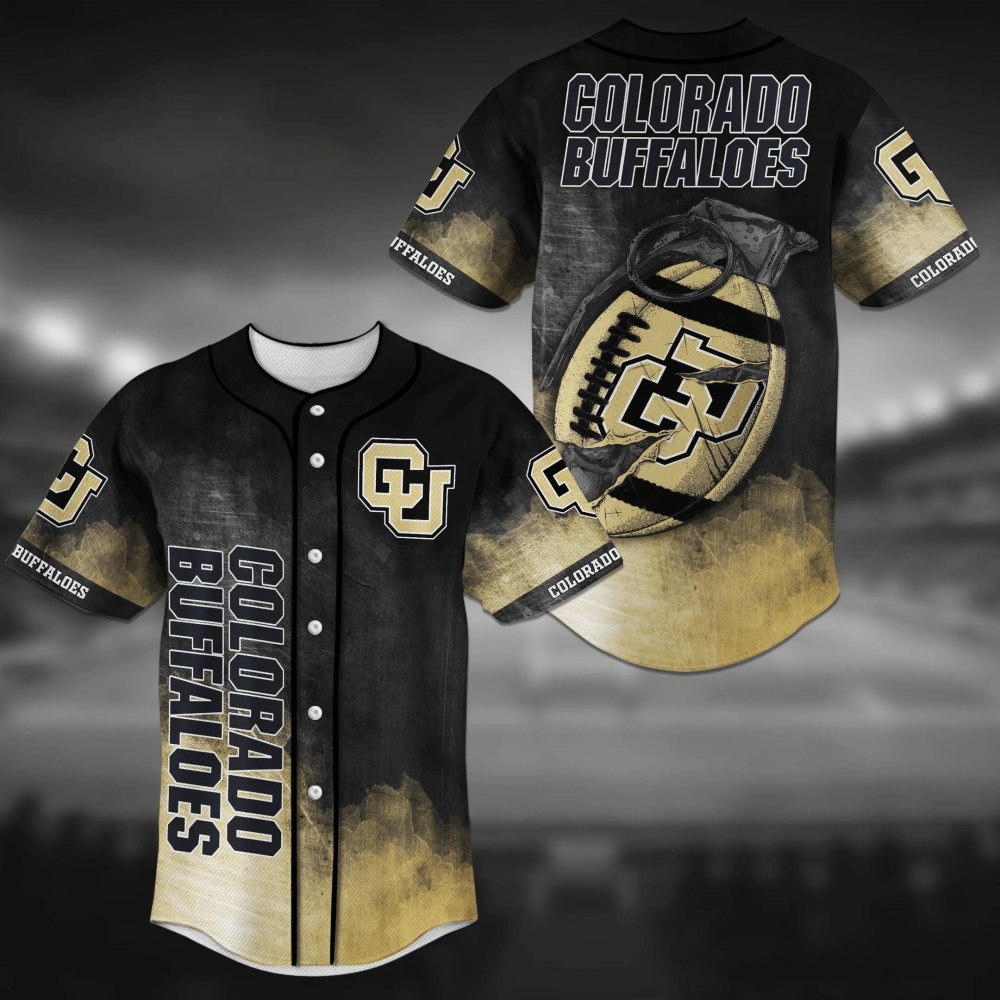 Colorado Buffaloes NCAA Baseball Jersey Shirt Grenade FVJ