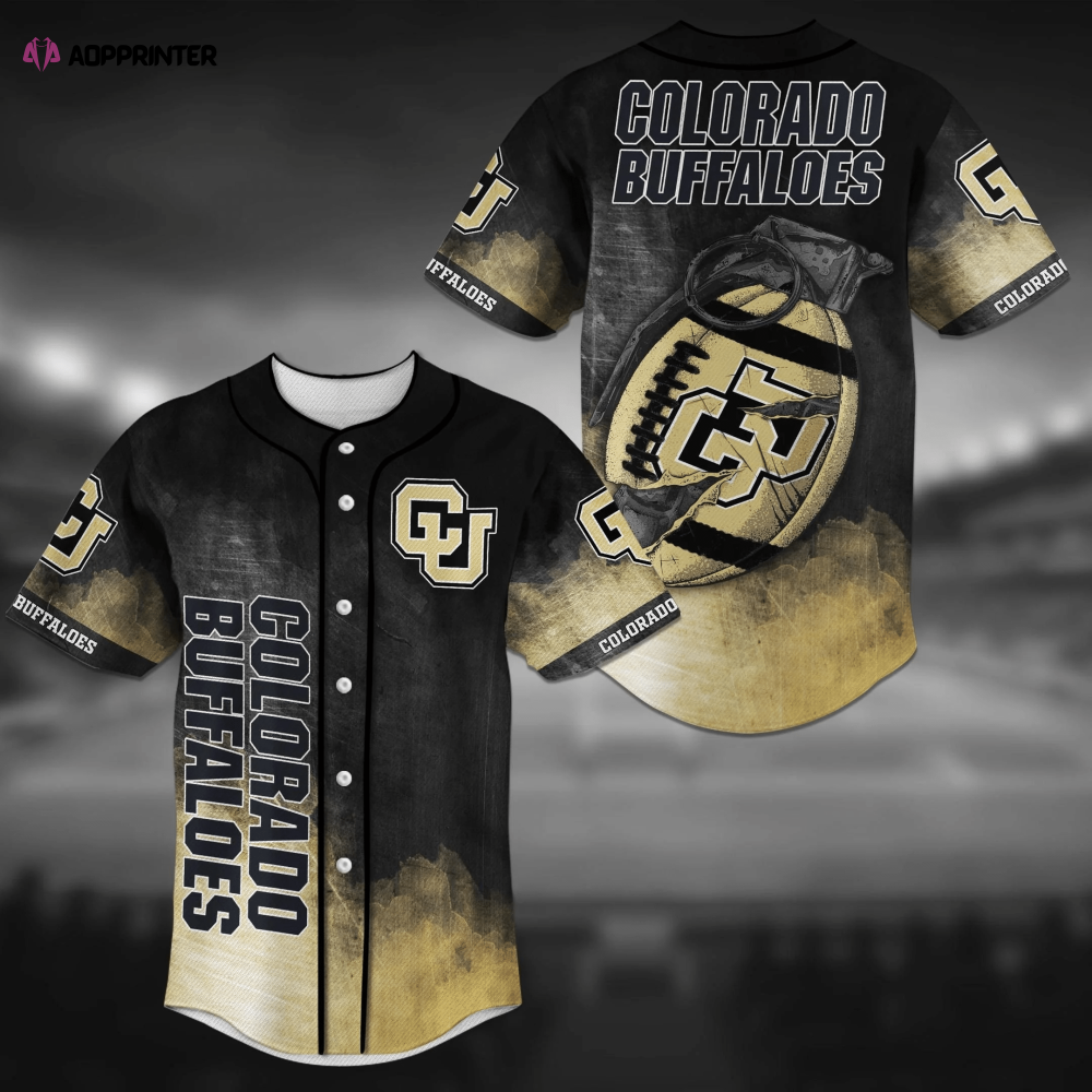 Colorado Buffaloes NCAA Baseball Jersey Shirt Grenade FVJ