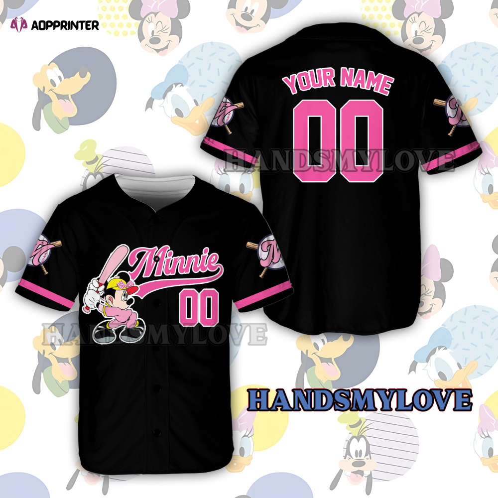 Custom Ddisney Character Mickey Game Day Baseball Jersey Ddisney Baseball Player Outfit For Baseball Fans Matching Outfit For Baseball Lover