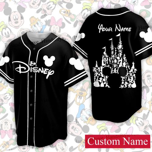 Custom Ddisneyland Baseball Jersey Ddisney Vacation Matching Shirt Personalized Ddisney Baseball Game Day Outfit For Baseball Fan Player