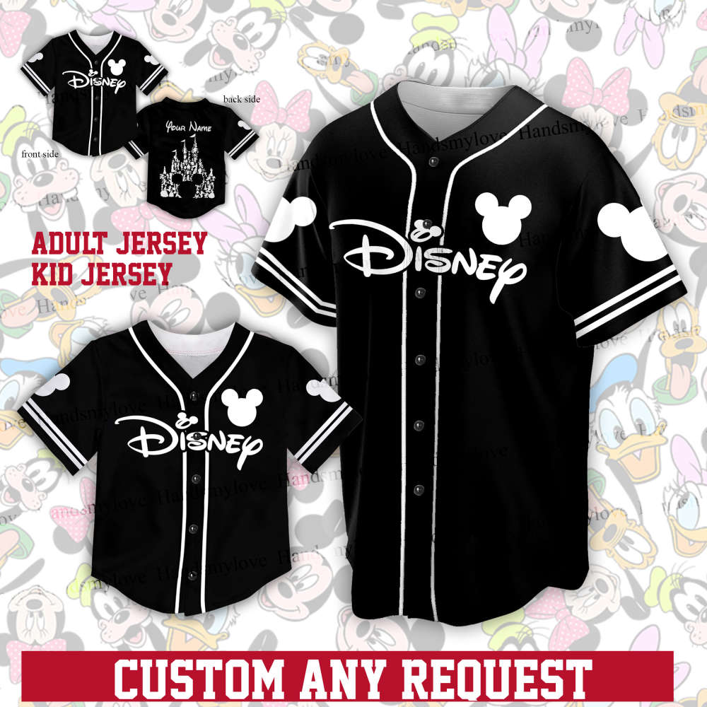 Custom Ddisneyland Baseball Jersey Ddisney Vacation Matching Shirt Personalized Ddisney Baseball Game Day Outfit For Baseball Fan Player