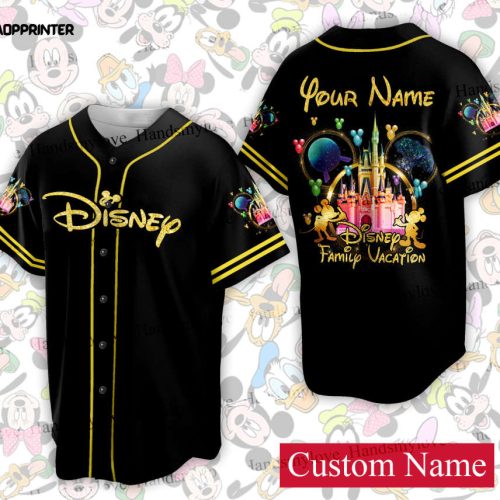 Custom Ddisneyland Baseball Jersey Ddisney Vacation Matching Shirt Personalized Ddisney Baseball Game Day Outfit For Baseball Fan Player