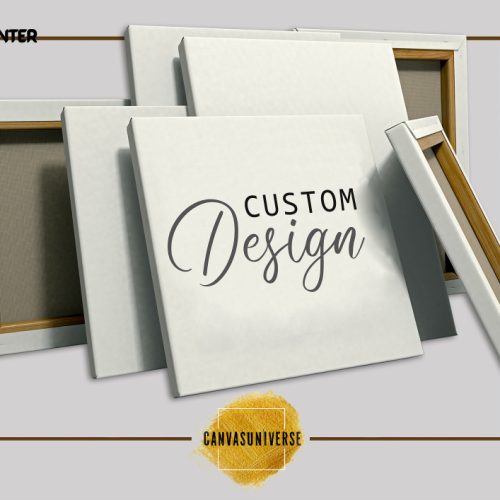 Custom Design Listing Canvas Unique Design Wall Art Print Hand Made Ready to Hang Custom Design