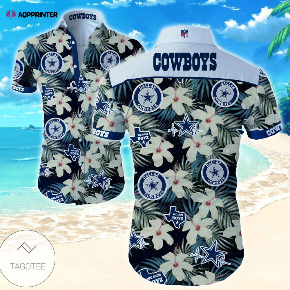 Dallas Cowboys Hawaiian Shirts Funny Aloha Shirts For Men’s and Women’s MTE02