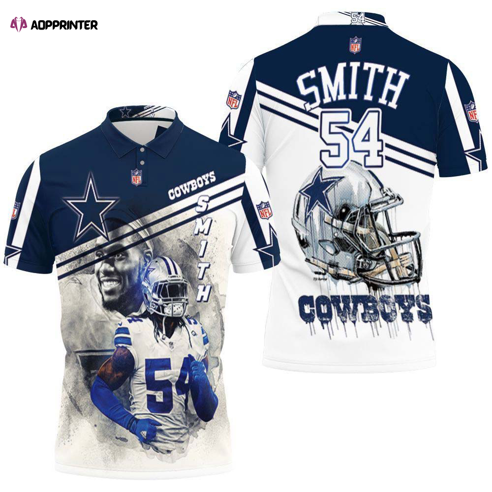 Limited Dallas Cowboys Emmitt Smith 3D Polo Shirt, Thank You Fans