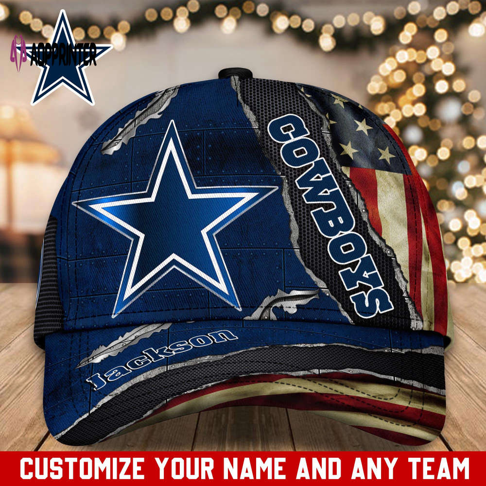 Dallas Cowboys NFL Classic CAP Hats For Fans Custom