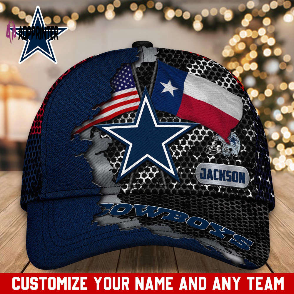 Dallas Cowboys NFL Classic CAP Hats For Fans Custom