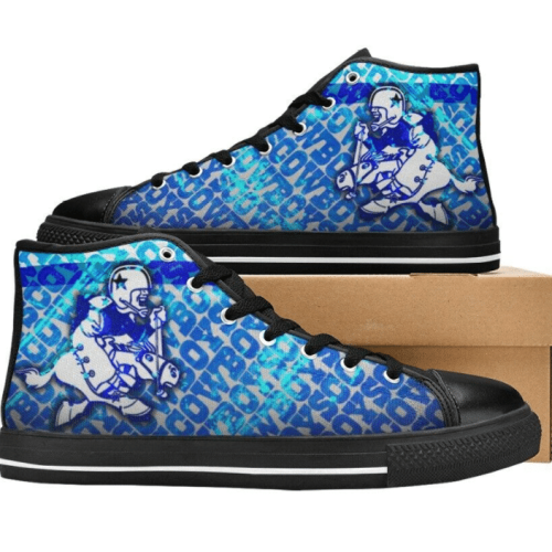 Dallas Cowboys NFL Football Custom Canvas High Top Shoes HT1153