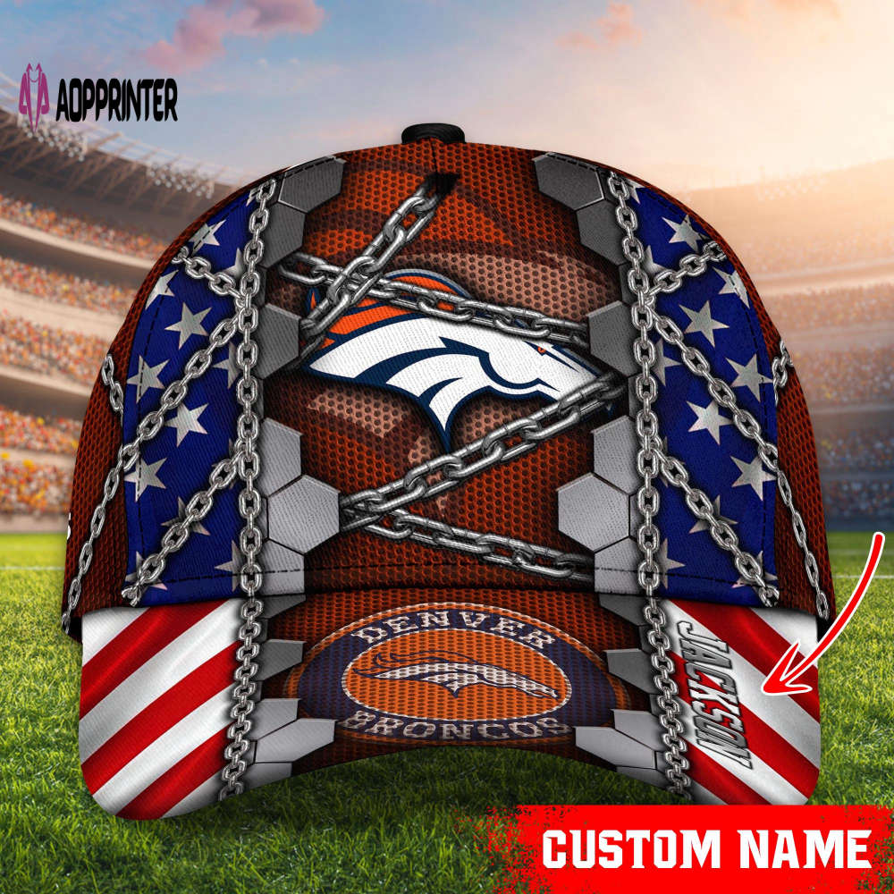 Denver Broncos NFL Classic CAP Hats For Fans Custom