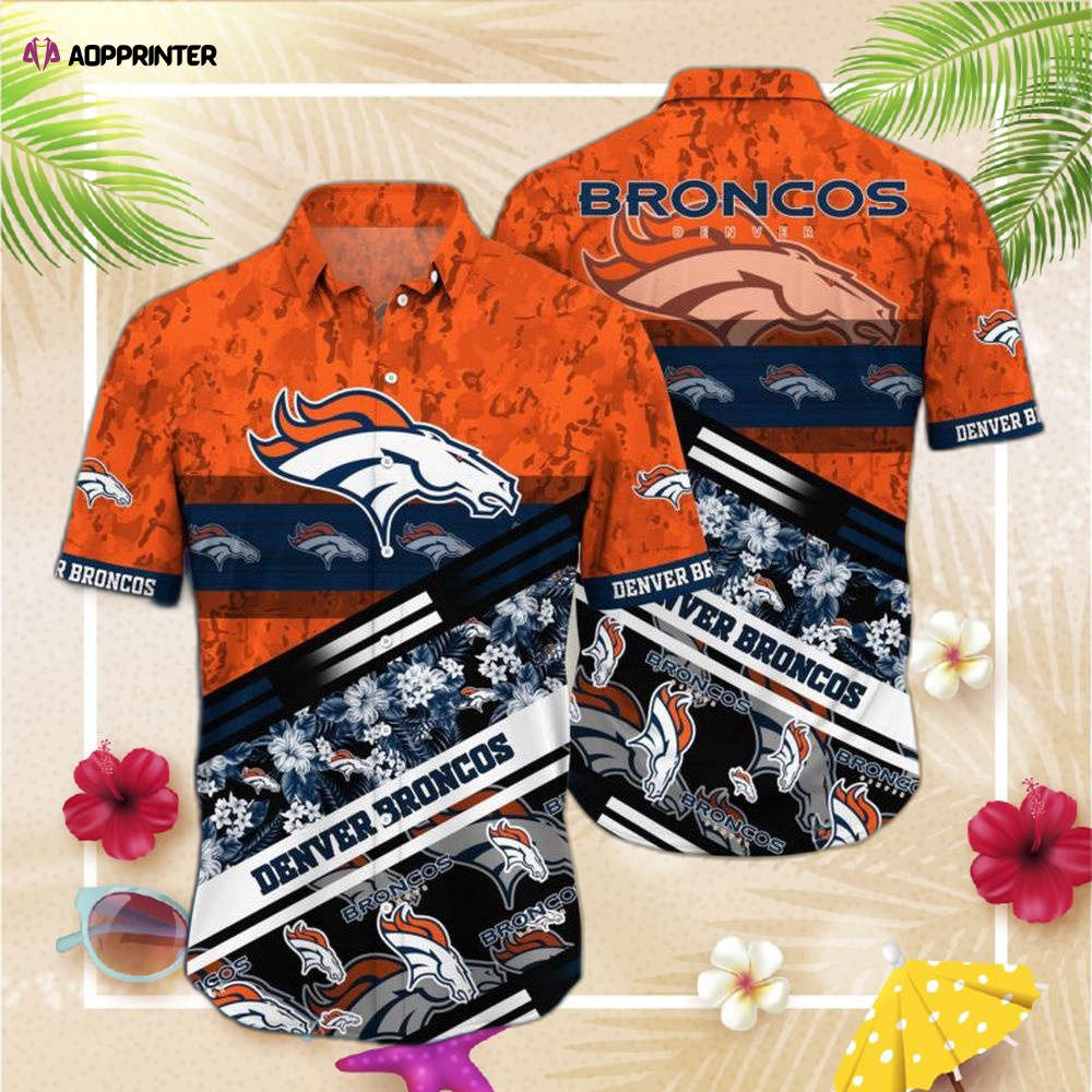Denver Broncos NFL Hawaiian Aloha Shirt For Fans