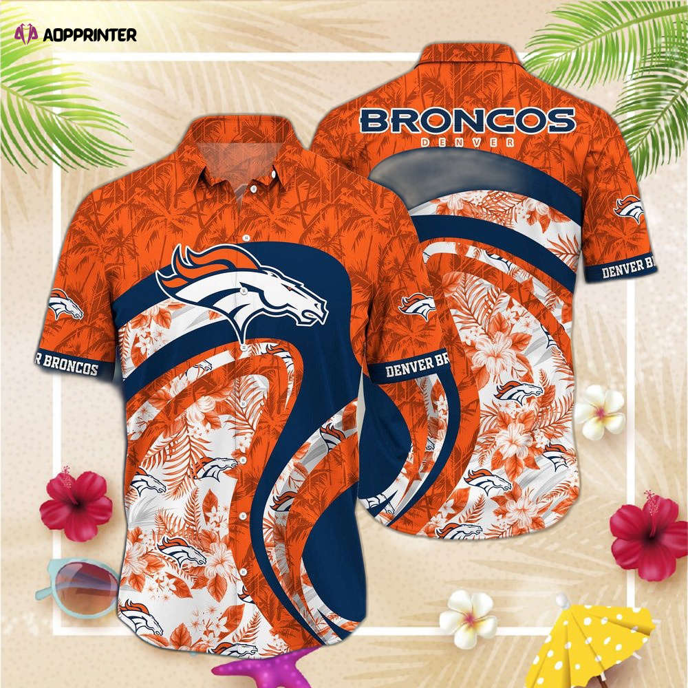 Denver Broncos NFL Hawaiian Shirt and Short