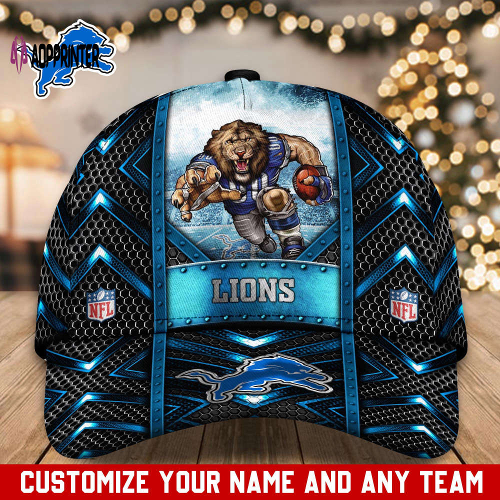 Detroit Lions NFL Classic CAP Hats For Fans Custom