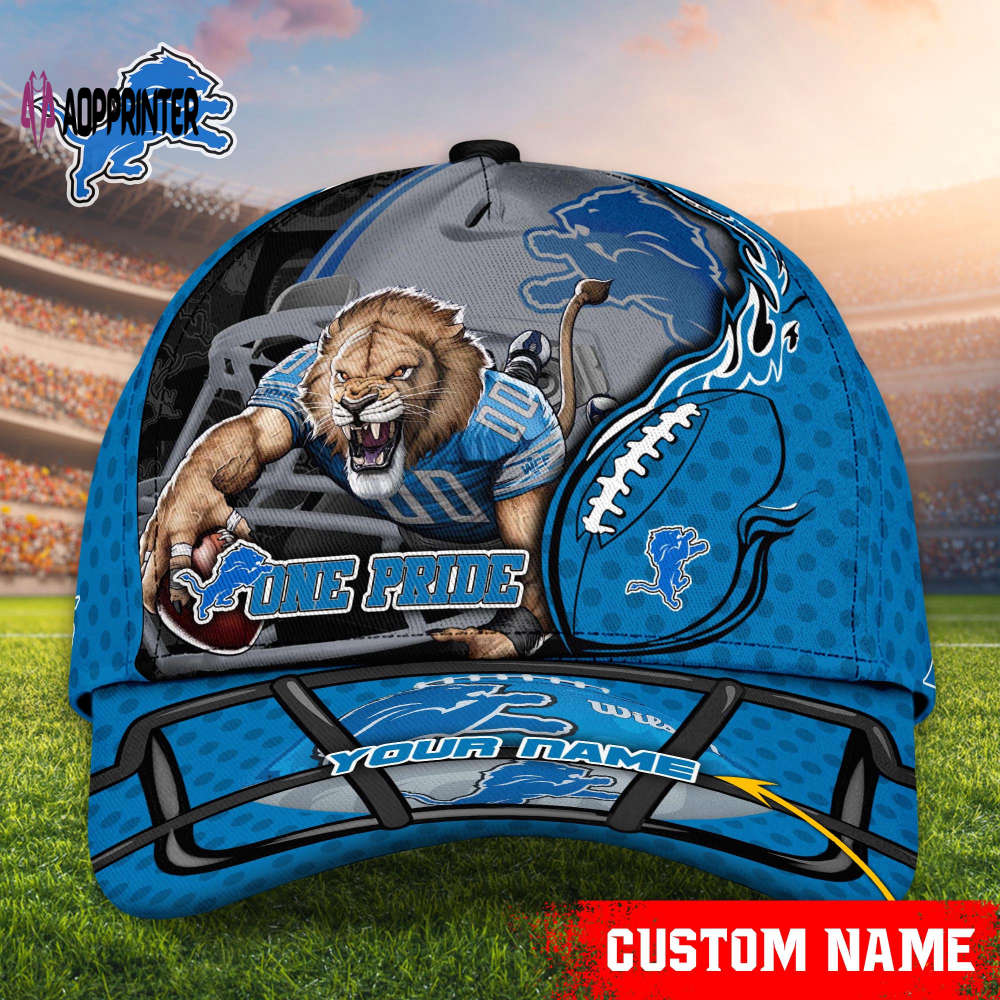 Detroit Lions NFL Classic CAP Hats For Fans Custom