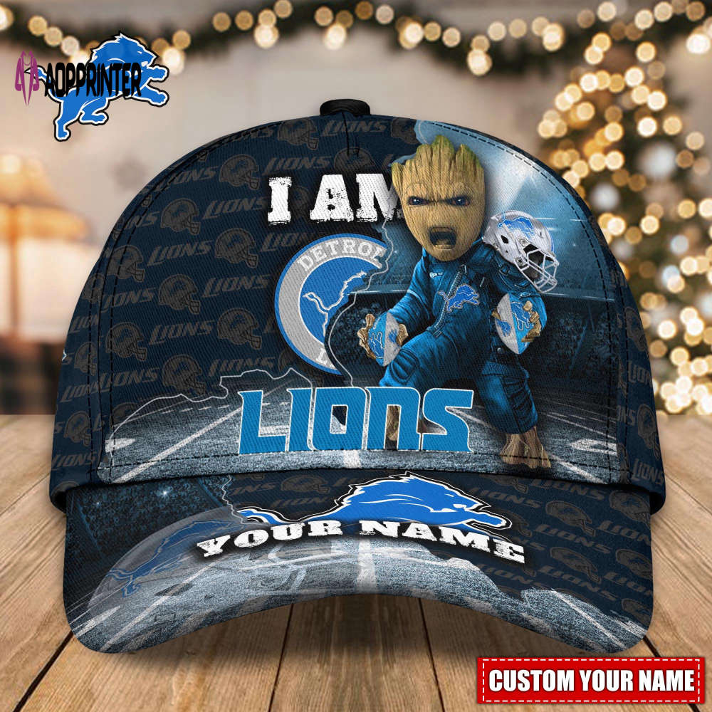 Detroit Lions NFL Classic CAP Hats For Fans custom