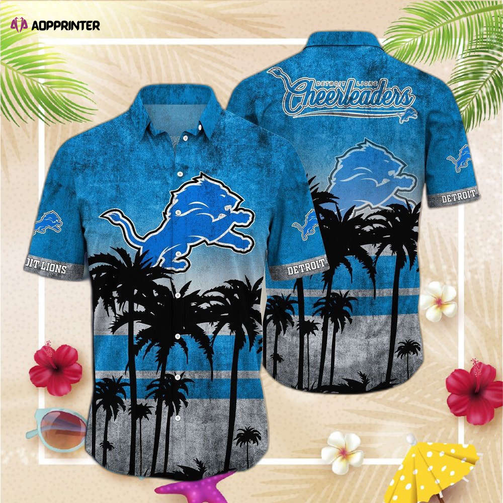 Detroit Lions NFL-Hawaii Shirt Short Style Hot Trending Summer