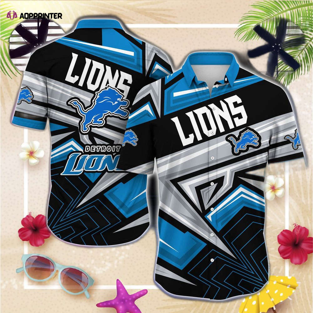 Detroit Lions NFL Summer Hawaiian Shirt