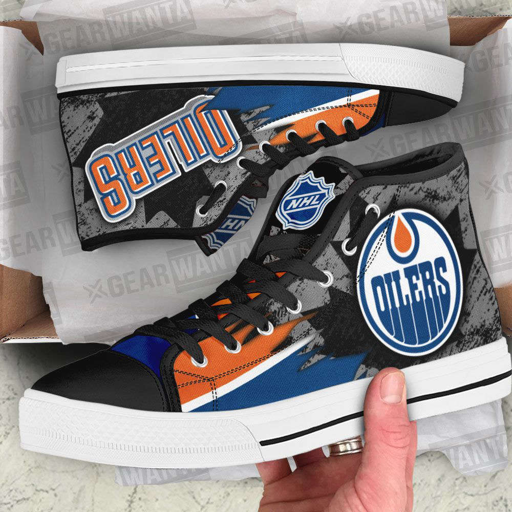 Edmonton Oilers High Top Shoes Custom For Fans