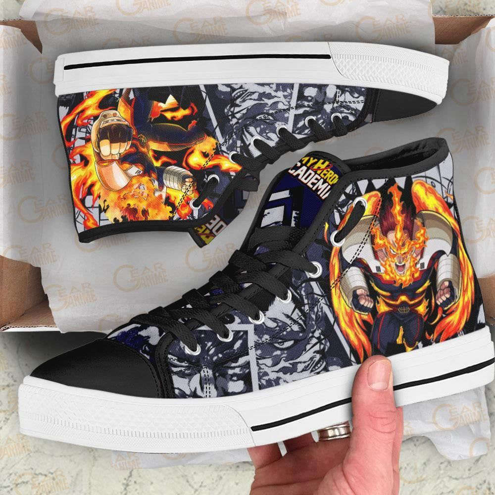 Endeavor High Top Shoes Custom My Hero Academia Anime For Fans