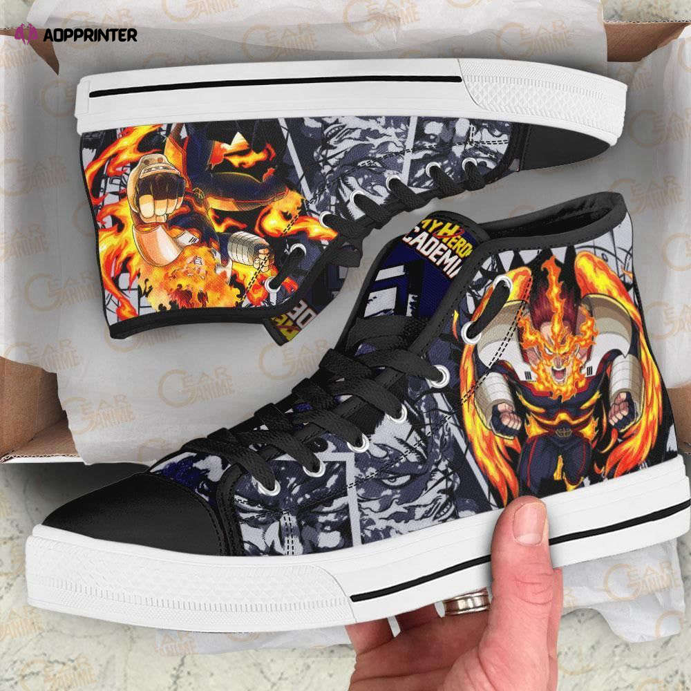 Endeavor High Top Shoes Custom My Hero Academia Anime For Fans