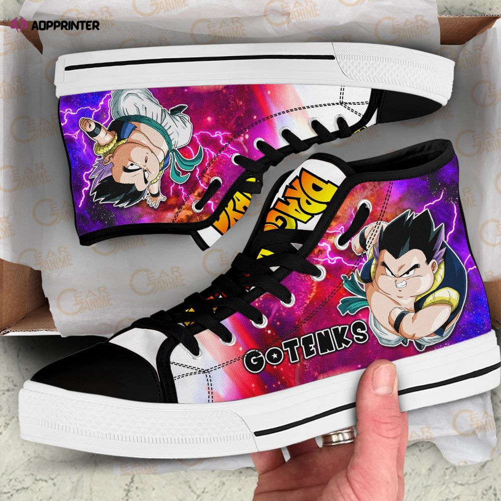 Fat Gotenks High Top Canvas Shoes Custom Dragon Ball Anime For Fans