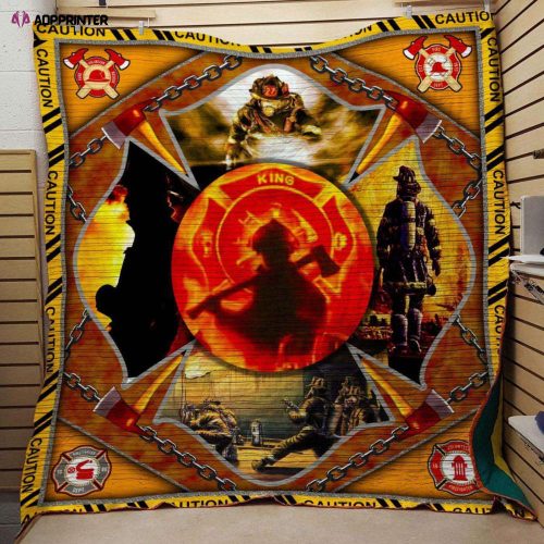 Firefighter Quilt Blanket TT300718