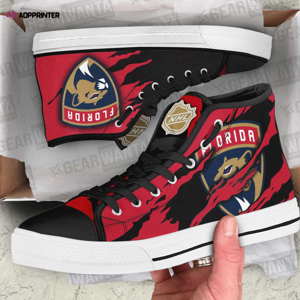 Florida Panthers High Top Shoes Custom For Fans