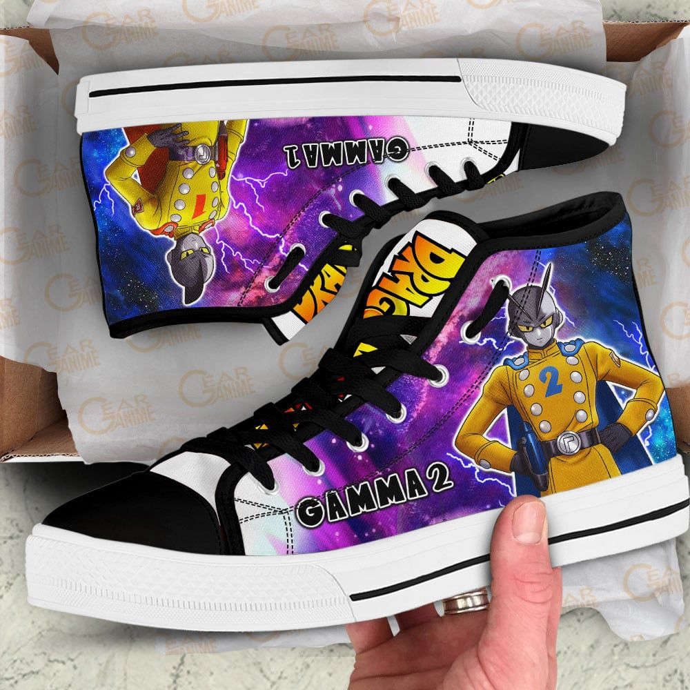 Gamma High Top Canvas Shoes Custom Dragon Ball Anime For Fans