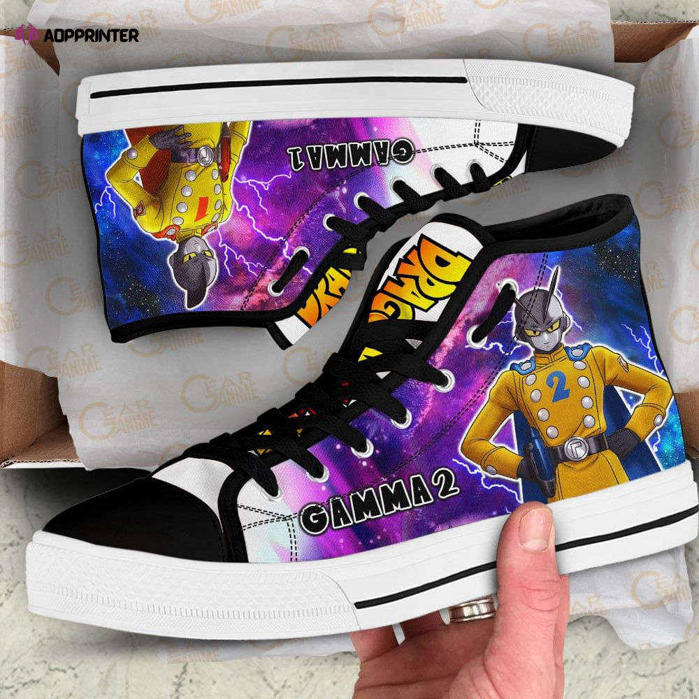 Gamma High Top Canvas Shoes Custom Dragon Ball Anime For Fans