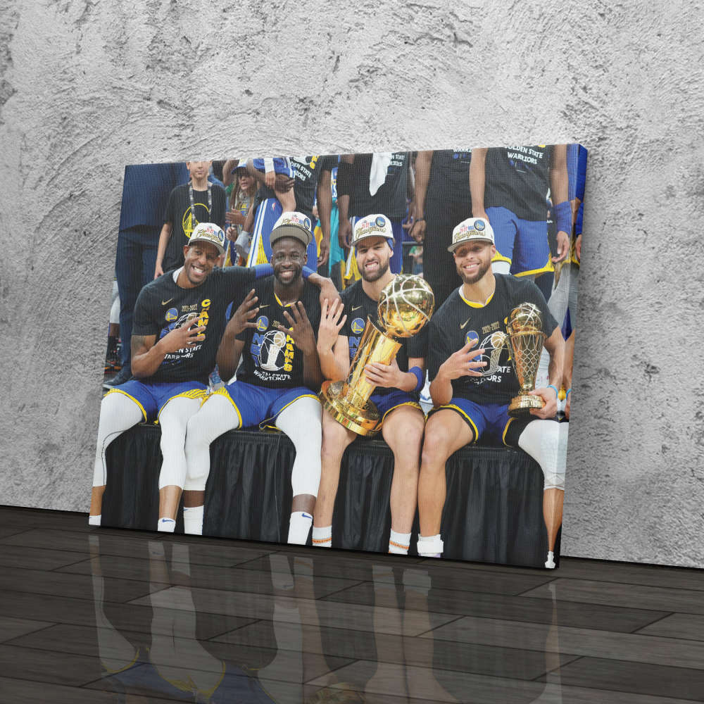 Golden State Warriors Poster 4 time NBA Champions