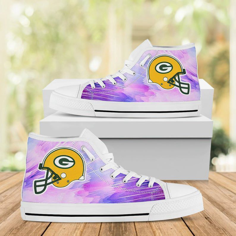 Green Bay Packers Football NFL Custom Canvas High Top Shoes HT1139