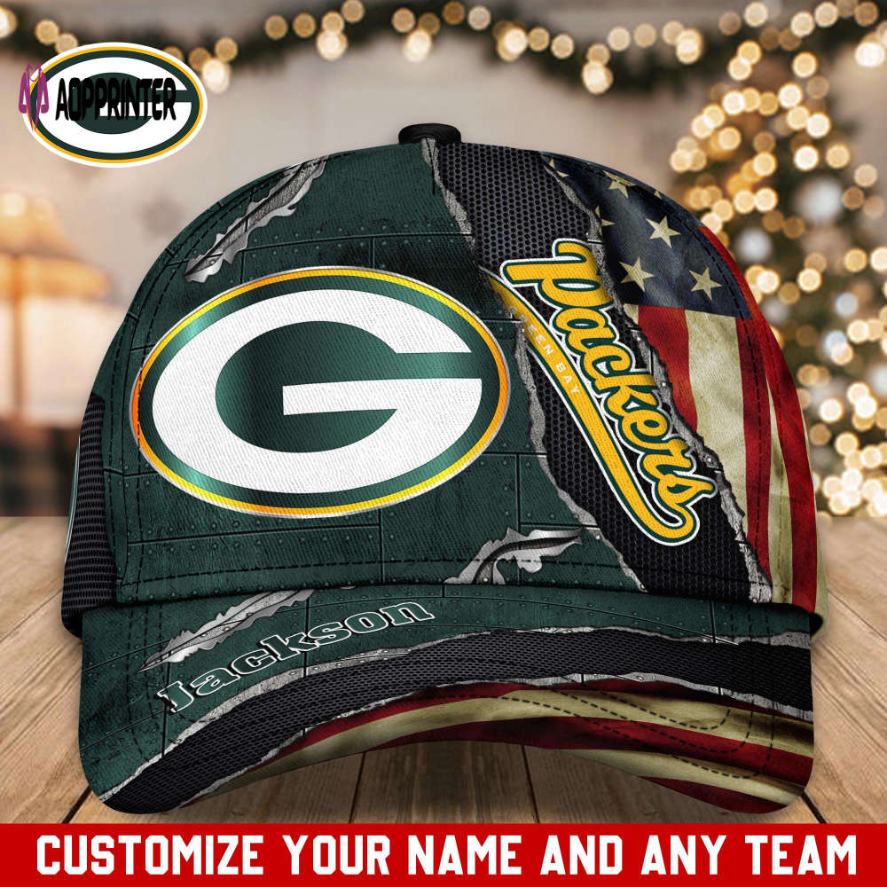 Green Bay Packers NFL Classic CAP Hats For Fans Custom