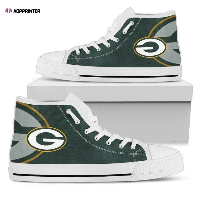 Green Bay Packers NFL Custom Canvas High Top Shoes