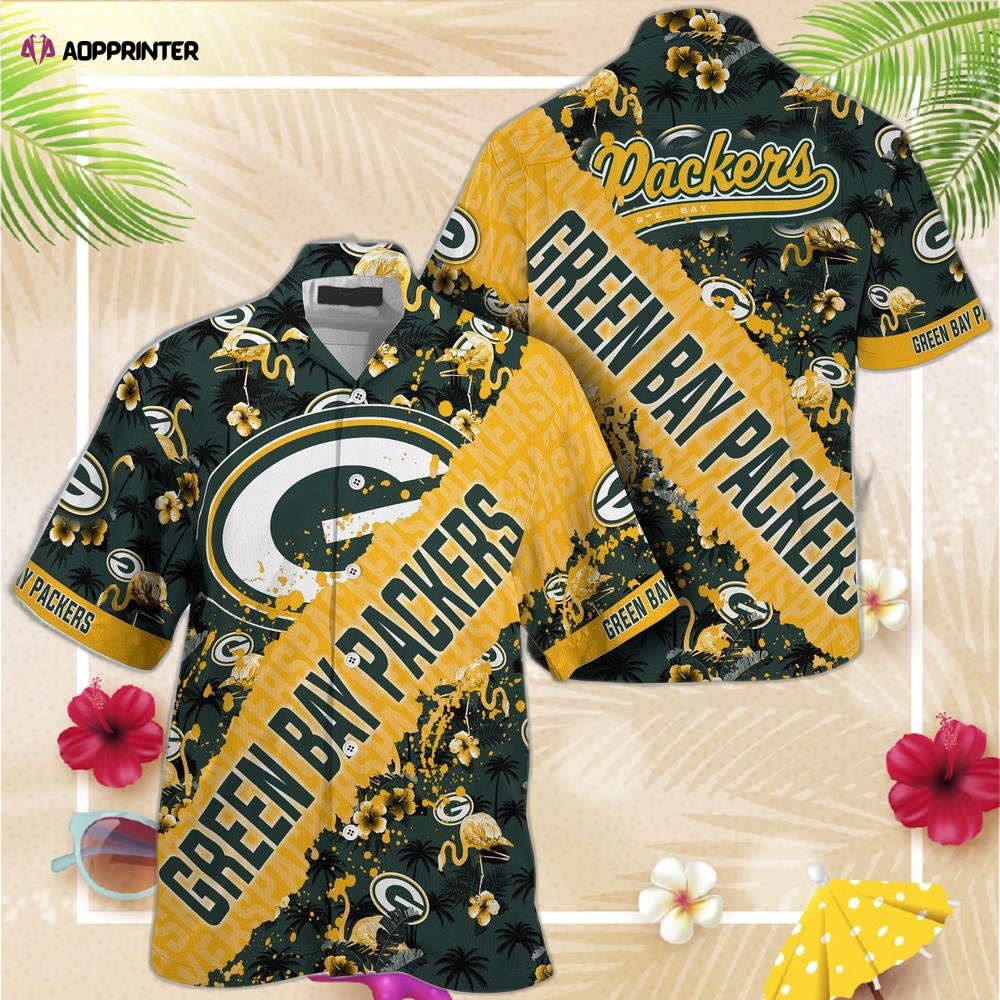 Green Bay Packers NFL Trending Summer Hawaiian Shirt With Tropical Patterns