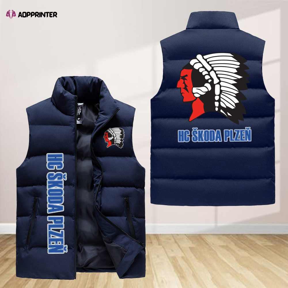 Hc Skoda Plzen Sleeveless Puffer Jacket Custom For Fans Gifts